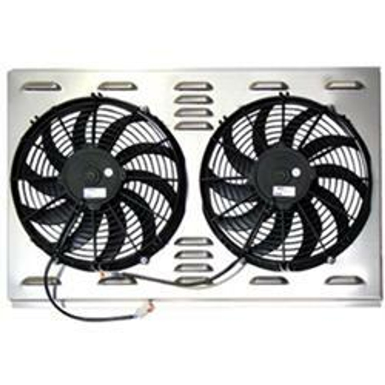 Electric Fans with Shrouds